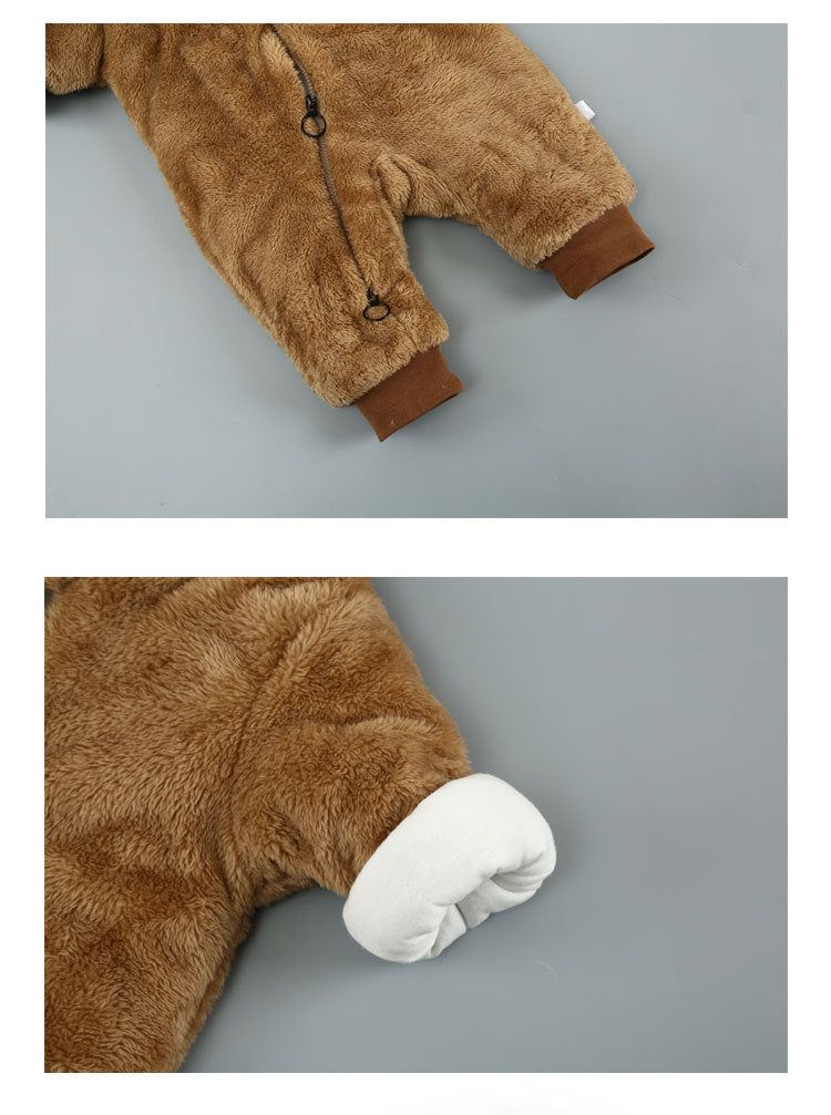 Bodies bébé coton – Combinaison zippée avec capuche