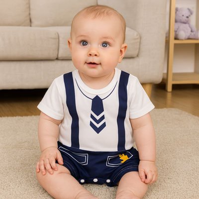 Barboteuse Bébé | 100% Coton Naturel