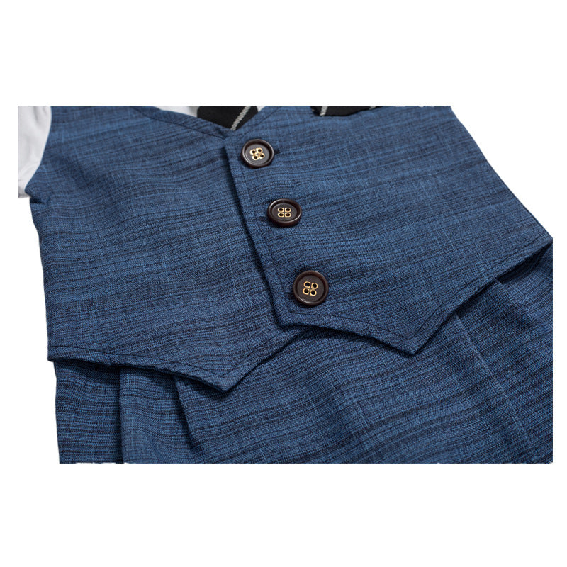 Combinaison bébé garçon – Style gentleman été