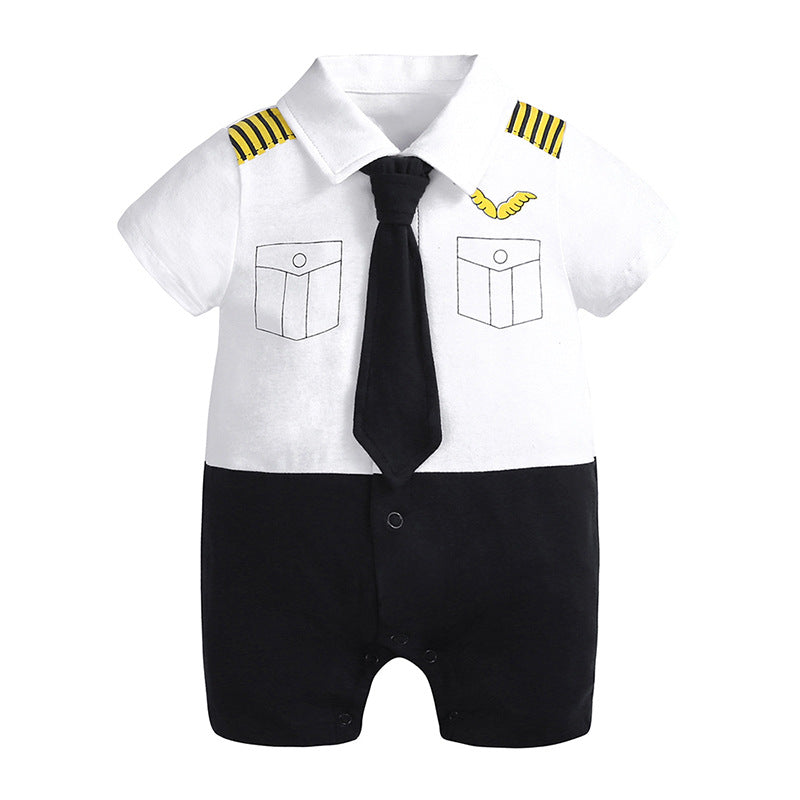 Baby gentleman-style onesie