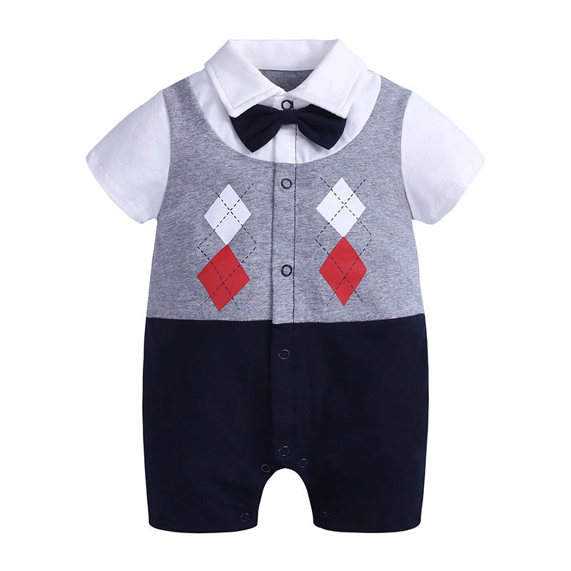 Baby gentleman-style onesie