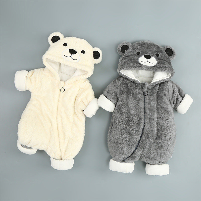 Bodies bébé coton – Combinaison zippée avec capuche