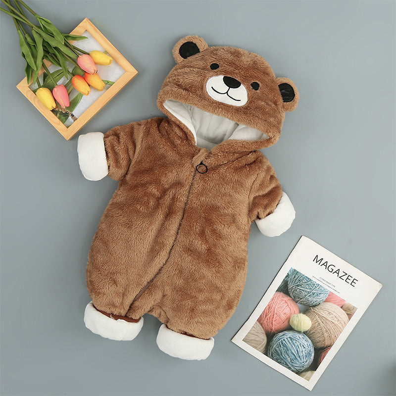 Bodies bébé coton – Combinaison zippée avec capuche