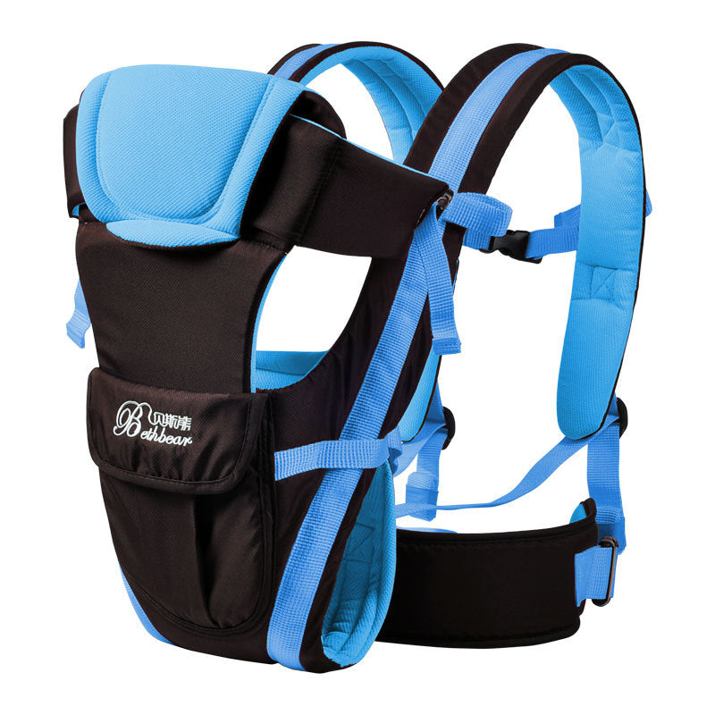 Ergonomic Double Shoulder Baby Carrier – Integrated Hip Seat