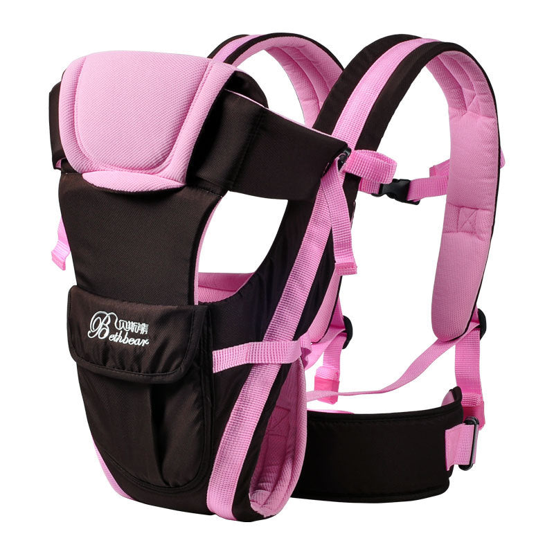 Ergonomic Double Shoulder Baby Carrier – Integrated Hip Seat