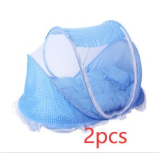 Foldable mosquito net for baby bed