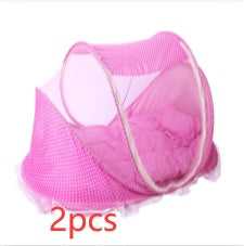 Foldable mosquito net for baby bed