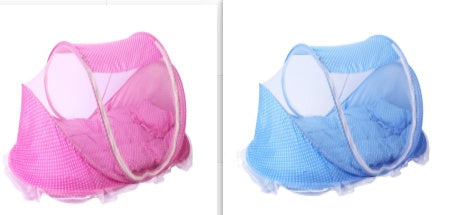 Foldable mosquito net for baby bed