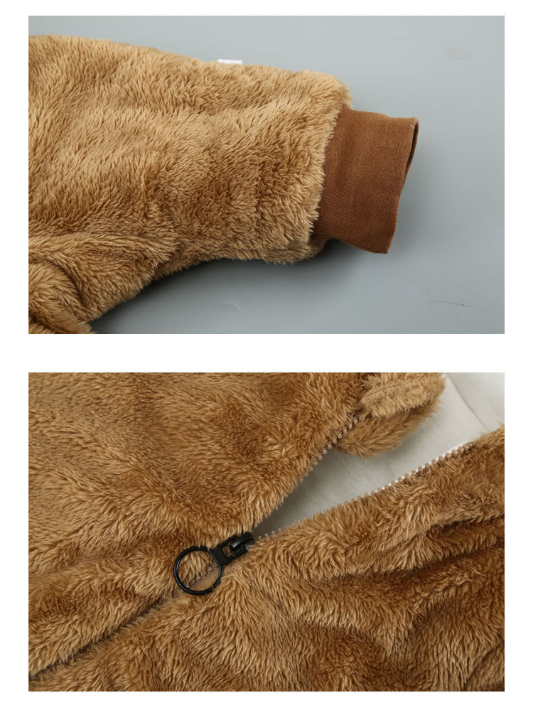 Bodies bébé coton – Combinaison zippée avec capuche