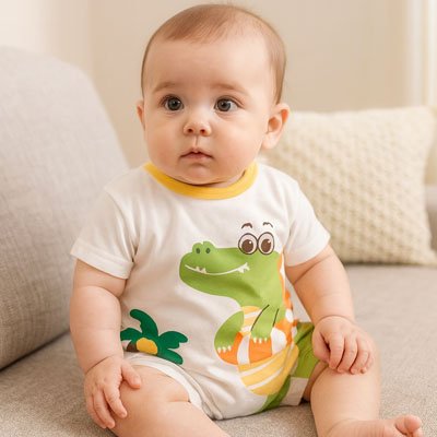 Barboteuse Bébé | 100% Coton Naturel